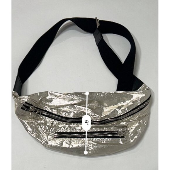 Isabel Marant Noomi Waist Bag in Silver - Picture 3 of 7